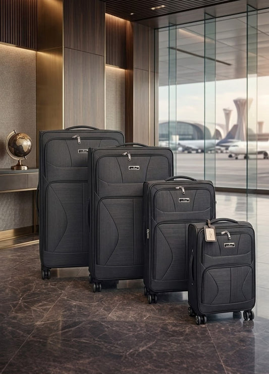 Eva -Trolley ( Fabric luggage ) Set of 4